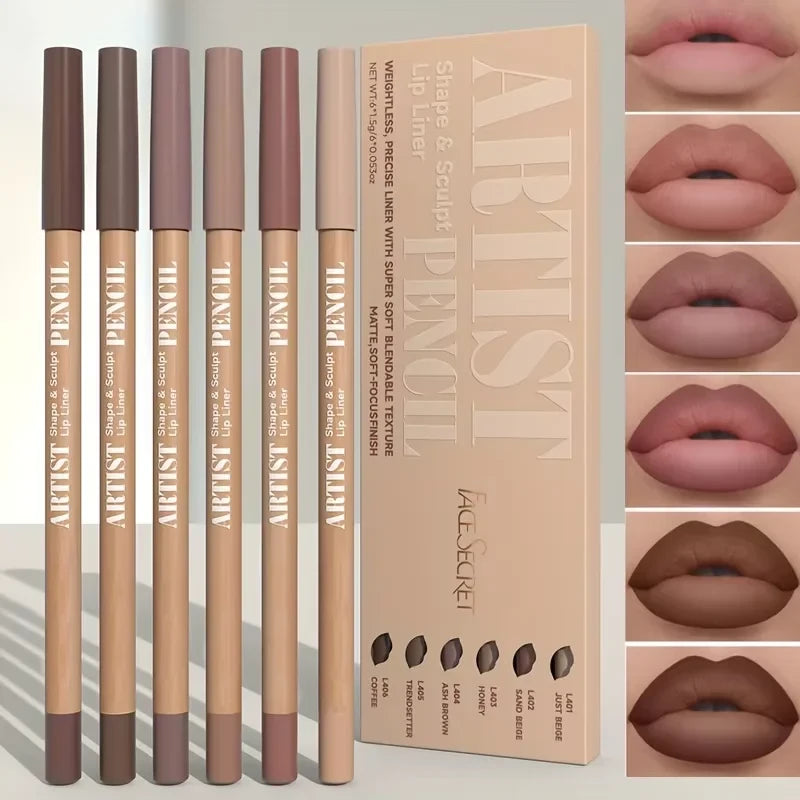 Velvet Matte Lip Liner Pencils Set